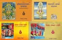 Gita Press Gorakhpur Religious Books Set in Hindi, 4 Books - Satya Narayana Vrata Katha, Vivah Sanskar, Upnayan Sanskar, Ekadashi Vrata Mahatmya (Hindu Religious Texts Collection)